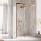 Sanswiss Oriana drzwi prysznicowe 90 cm lewe miedź szczotkowana D36T13L0902707