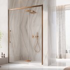Sanswiss Oriana drzwi prysznicowe 90 cm prawe miedź szczotkowana D36T13R0902707