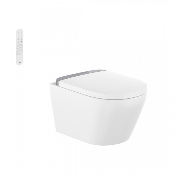 Roca Vorea In-Wash toaleta myjąca wisząca Rimless Vortex biała A803500001