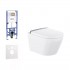 Roca Duplo S Vorea In-Wash zestaw WC podtynkowy 5w1 toaleta myjąca wisząca Rimless Vortex biała 78639