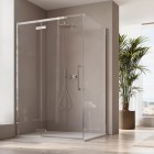 Sanswiss Oriana kabina prysznicowa prostokątna 130x80 cm lewa srebrny połysk 72300