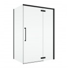 Sanswiss Oriana kabina prysznicowa prostokątna 90x80 cm prawa czarny mat 78724