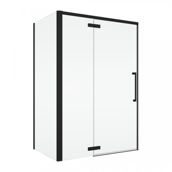 Sanswiss Oriana kabina prysznicowa prostokątna 90x80 cm lewa czarny mat 78831