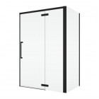 Sanswiss Oriana kabina prysznicowa prostokątna 90x80 cm prawa czarny mat 78851