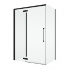 Sanswiss Oriana kabina prysznicowa prostokątna 90x80 cm lewa czarny mat 78950
