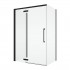 Sanswiss Oriana kabina prysznicowa prostokątna 90x80 cm lewa czarny mat 78950