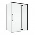 Sanswiss Oriana kabina prysznicowa prostokątna 90x80 cm prawa czarny mat 78971