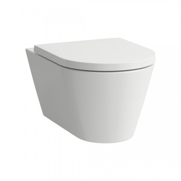 Laufen Kartell miska WC wisząca Silent Flush z deską wolnoopadającą biała H8663310000001