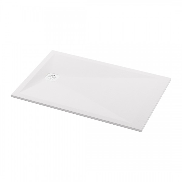 Ronal Air brodzik prostokątny 90x70 cm konglomeratowy biały mat W37AS09007009