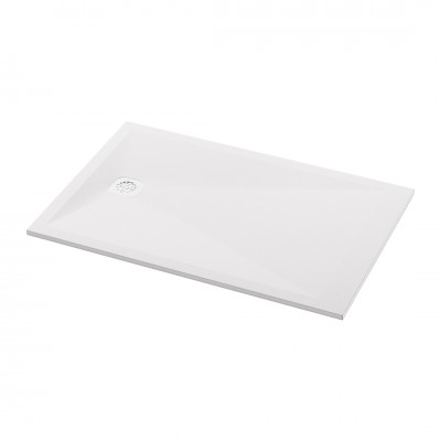 Ronal Air brodzik prostokątny 90x70 cm konglomeratowy biały mat W37AS09007009