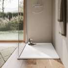Ronal Air brodzik prostokątny 90x70 cm konglomeratowy biały mat W37AS09007009