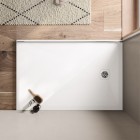 Ronal Air brodzik prostokątny 90x70 cm konglomeratowy biały mat W37AS09007009