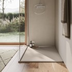Ronal Air brodzik prostokątny 90x70 cm konglomeratowy len W37AS09007015
