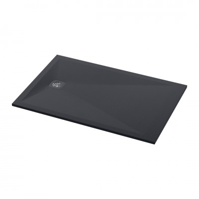 Ronal Air brodzik prostokątny 90x70 cm konglomeratowy antracyt W37AS09007017