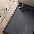 Ronal Air brodzik prostokątny 90x70 cm konglomeratowy antracyt W37AS09007017