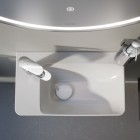 Laufen Pro X umywalka 48x28 cm prostokątna ścienna lewa biała H8158650001131