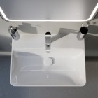 Laufen Pro X umywalka 65x46,5 cm prostokątna ścienna biała H8108640001041