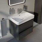 Laufen Pro X umywalka 65x46,5 cm prostokątna ścienna biała H8108640001041