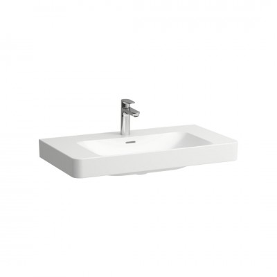 Laufen Pro X umywalka 80x46,5 cm prostokątna ścienna szlifowany spód biały mat H8168677571041