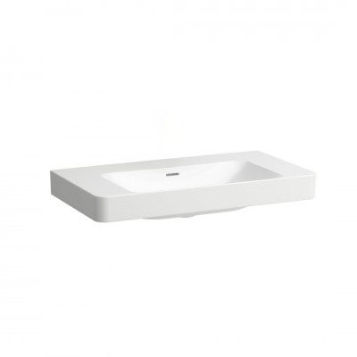 Laufen Pro X umywalka 80x46,5 cm prostokątna ścienna szlifowany spód biała H8168670001091