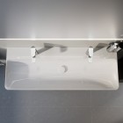 Laufen Pro X umywalka 120x46,5 cm prostokątna ścienna biała H8148610001071