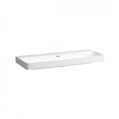 Laufen Pro X umywalka 120x46,5 cm prostokątna ścienna biała H8148610001091