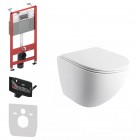 Tece Base Fresh Ottawa Comfort zestaw WC podtynkowy 6w1 biały mat 79303