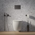 Omnires Ottawa Comfort miska WC wisząca bezkołnierzowa Silent Power z deską wolnoopadającą biała OTTAWACSPMWBP