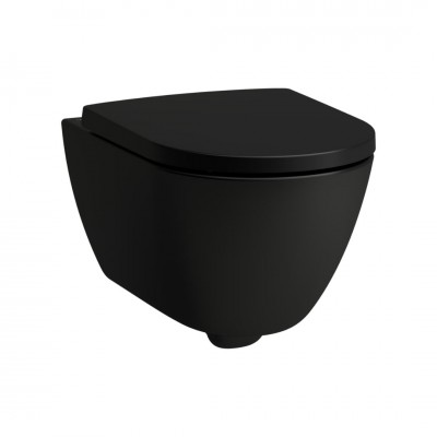 Laufen Pro X miska WC wisząca Silent Flush spłukiwanie wirowe czarny mat H8208607160001