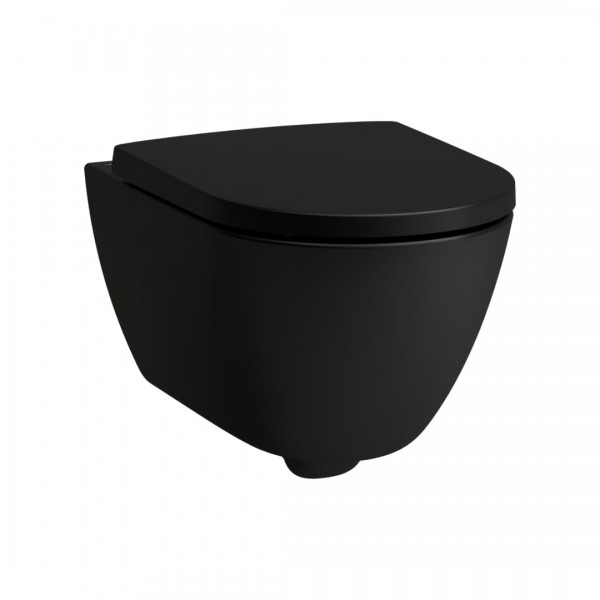 Laufen Pro X miska WC wisząca Silent Flush spłukiwanie wirowe czarny mat H8208607160001