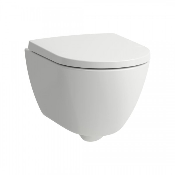 Laufen Pro X miska WC wisząca Silent Flush krótka z deską wolnoopadającą biała H8668630000001