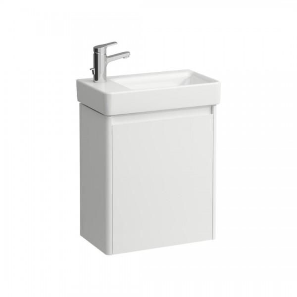 Laufen Base 2.0 szafka podumywalkowa 45,7 cm wisząca lewa biały mat H4112311082601
