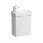 Laufen Base 2.0 szafka podumywalkowa 45,7 cm wisząca lewa biały mat H4112311082601