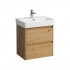 Laufen Base 2.0 szafka podumywalkowa 52x36 cm wisząca lewa dziki dąb H4112521082671
