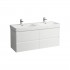Laufen Base 2.0 szafka podumywalkowa 127x44,5 cm wisząca biały mat H4113341082601