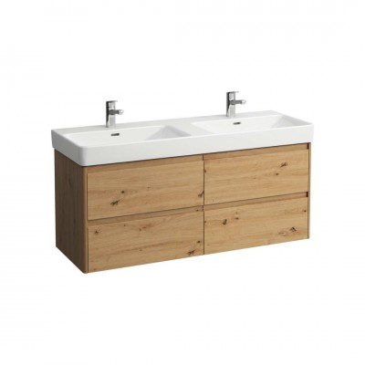 Laufen Base 2.0 szafka podumywalkowa 127x44,5 cm wisząca dziki dąb H4113341082671