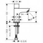 Hansgrohe Logis bateria umywalkowa mała bez mieszacza