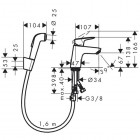 Hansgrohe Logis zestaw Bidette