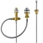 Hansgrohe zestaw podstawowy do baterii 3-otworowej do montażu na brzegu wanny 13439180