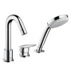 Hansgrohe Logis bateria wannowa 3-otworowa montaż brzeg wanny 71313000
