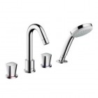 Hansgrohe Logis bateria wannowa 4-otworowa montaż brzeg wanny 71314000