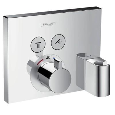 Hansgrohe bateria termostatyczna ShowerSelect, podtynkowa dla 2 odbiorników, z FixFit i Porter