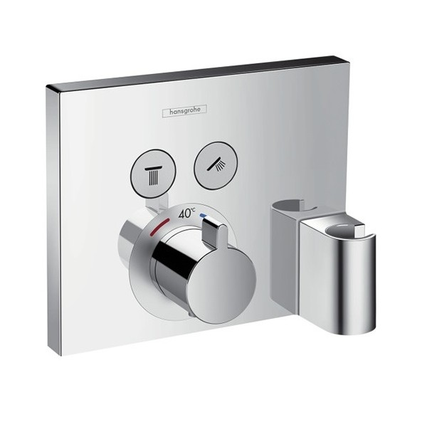 Hansgrohe bateria termostatyczna ShowerSelect, podtynkowa dla 2 odbiorników, z FixFit i Porter