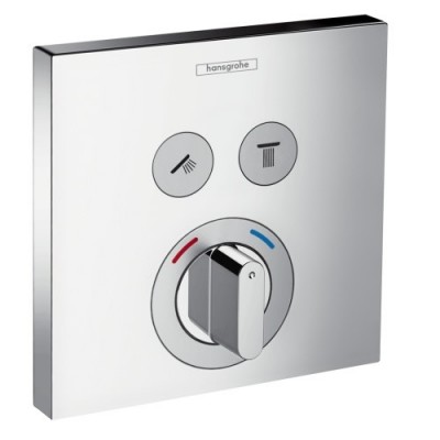 Hansgrohe bateria termostatyczna ShowerSelect, podtynkowa dla 2 odbiorników