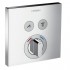 Hansgrohe bateria termostatyczna ShowerSelect, podtynkowa dla 2 odbiorników