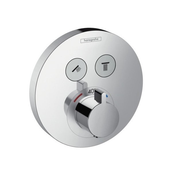 Hansgrohe bateria termostatyczna ShowerSelect S podtynkowa dla 2 odbiornika