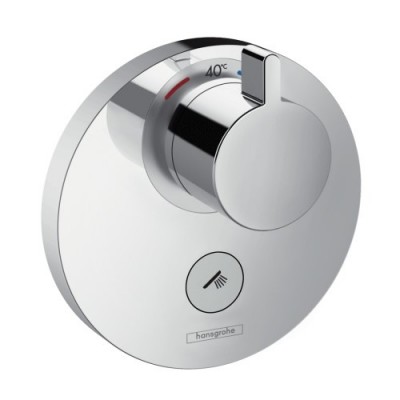 Hansgrohe bateria termostatyczna ShowerSelect S podtynkowa Highflow z 1 zaworem i dodatkowym wyjściem