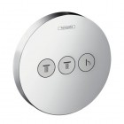 Hansgrohe zawór odcinający ShowerSelect S, podtynkowy dla 3 odbiorników