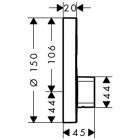 Hansgrohe bateria ShowerSelect S podtynkowa dla 1 odbiornika