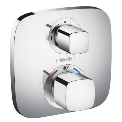 Hansgrohe bateria termostatyczna Ecostat E, podtynkowa z zaworem odcinającym